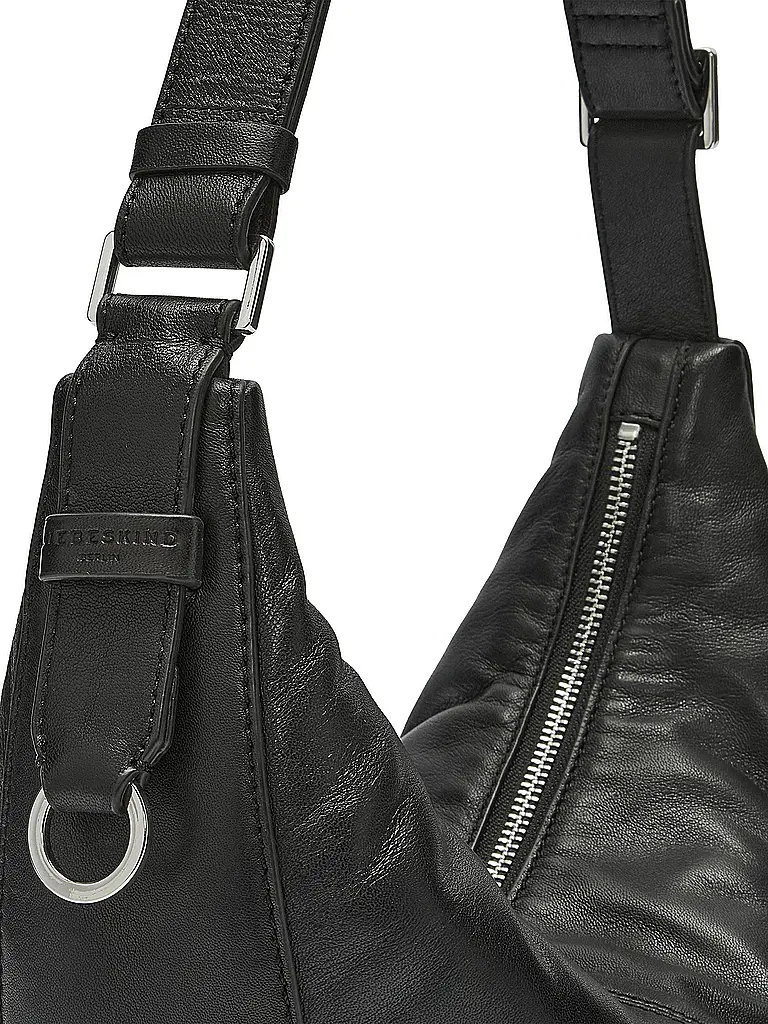 LIEBESKIND BERLIN | Sac en cuir - Hobo Bag MOON Small | Noir