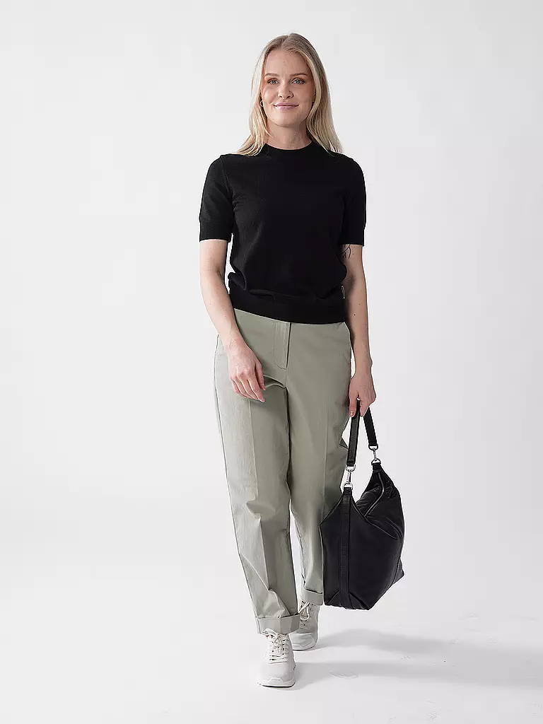 LIEBESKIND BERLIN | Sac en cuir - Hobo Bag PARIS Medium | schwarz