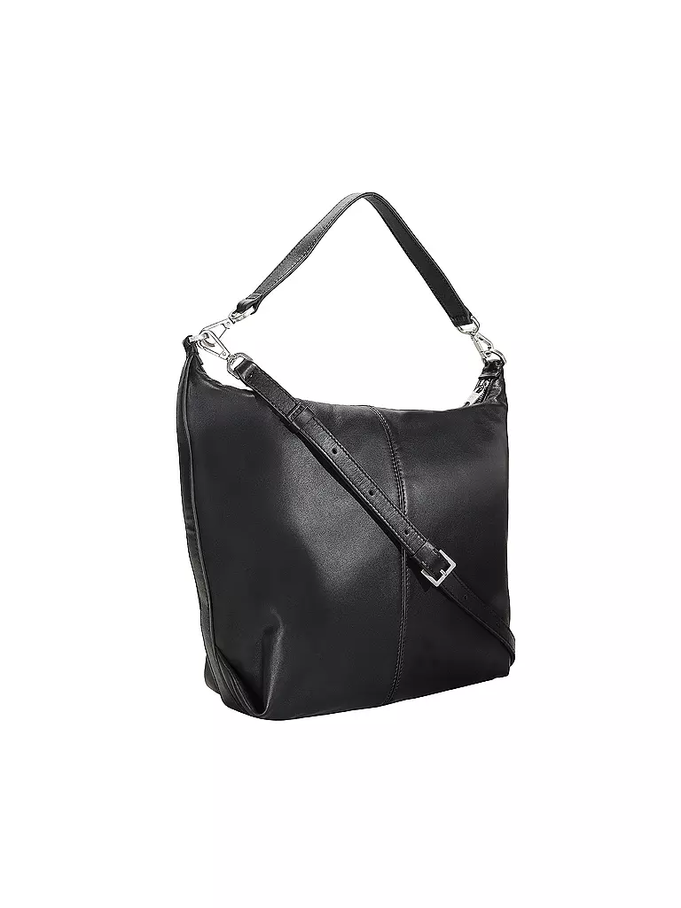 LIEBESKIND BERLIN | Sac en cuir - Hobo Bag PARIS Medium | schwarz