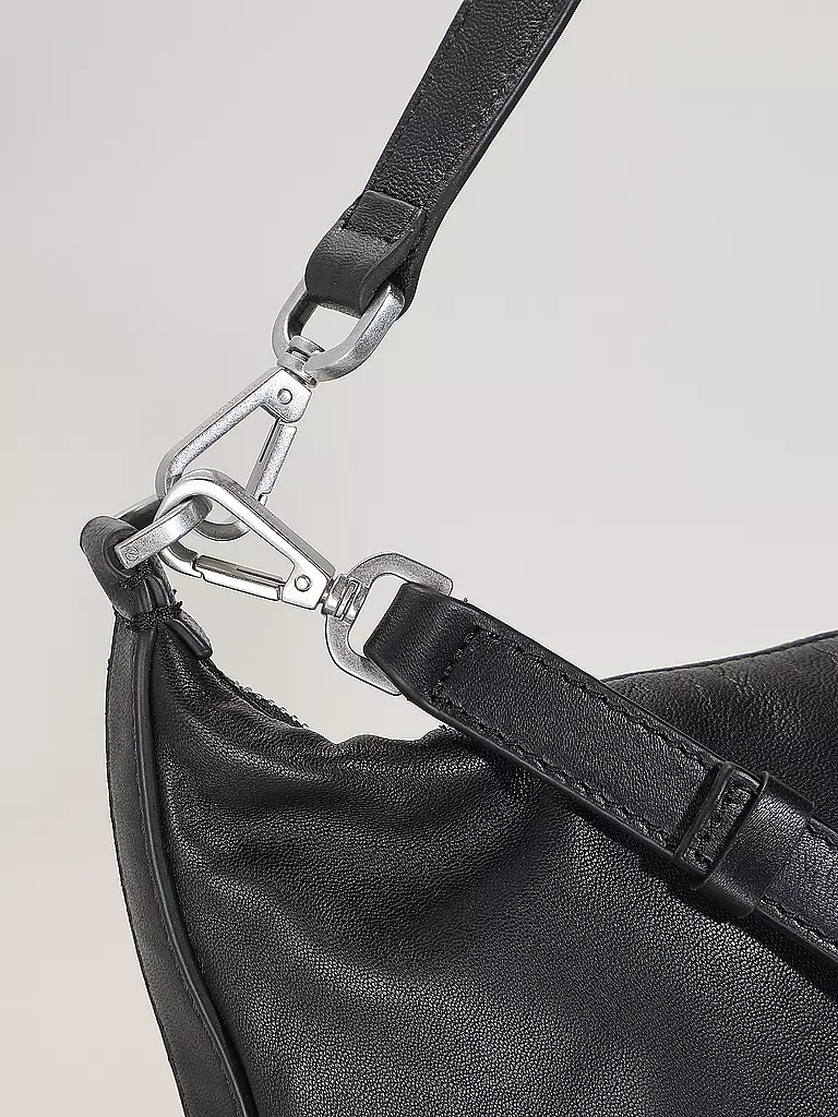 LIEBESKIND BERLIN | Sac en cuir - Hobo Bag PARIS Medium | schwarz