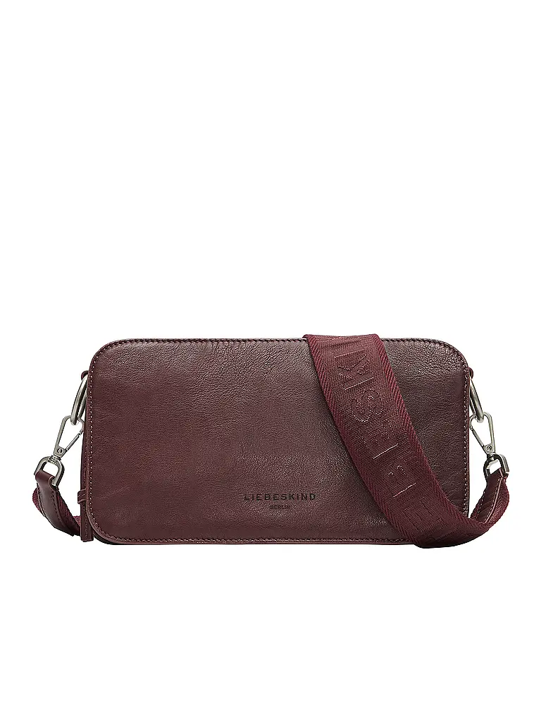 LIEBESKIND BERLIN | Sac en cuir - Sac bandoulière CLARICE Medium | Rouge foncé