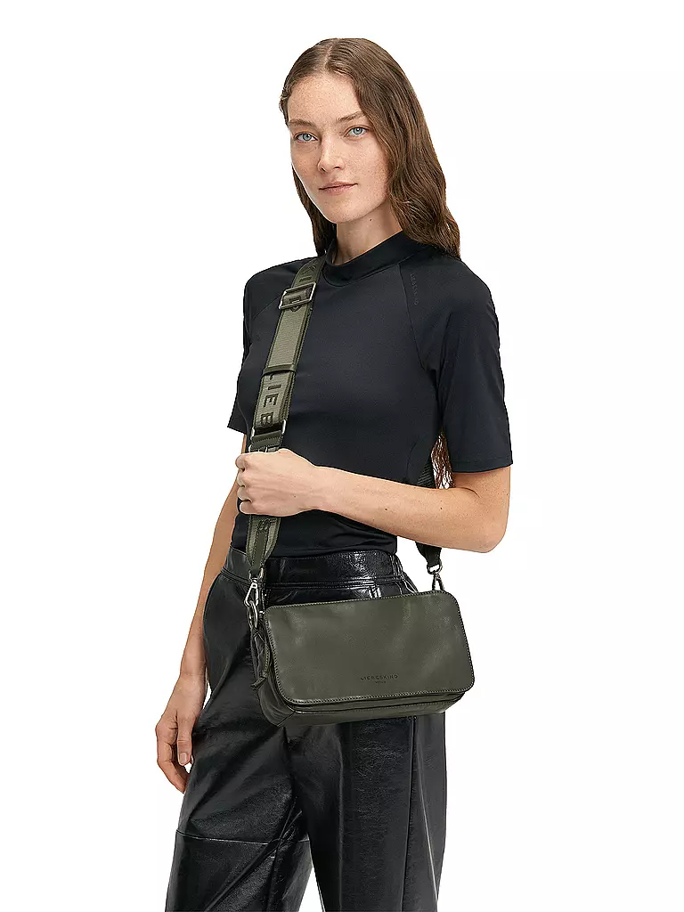 LIEBESKIND BERLIN | Sac en cuir - Sac bandoulière CLARICE Medium | olive