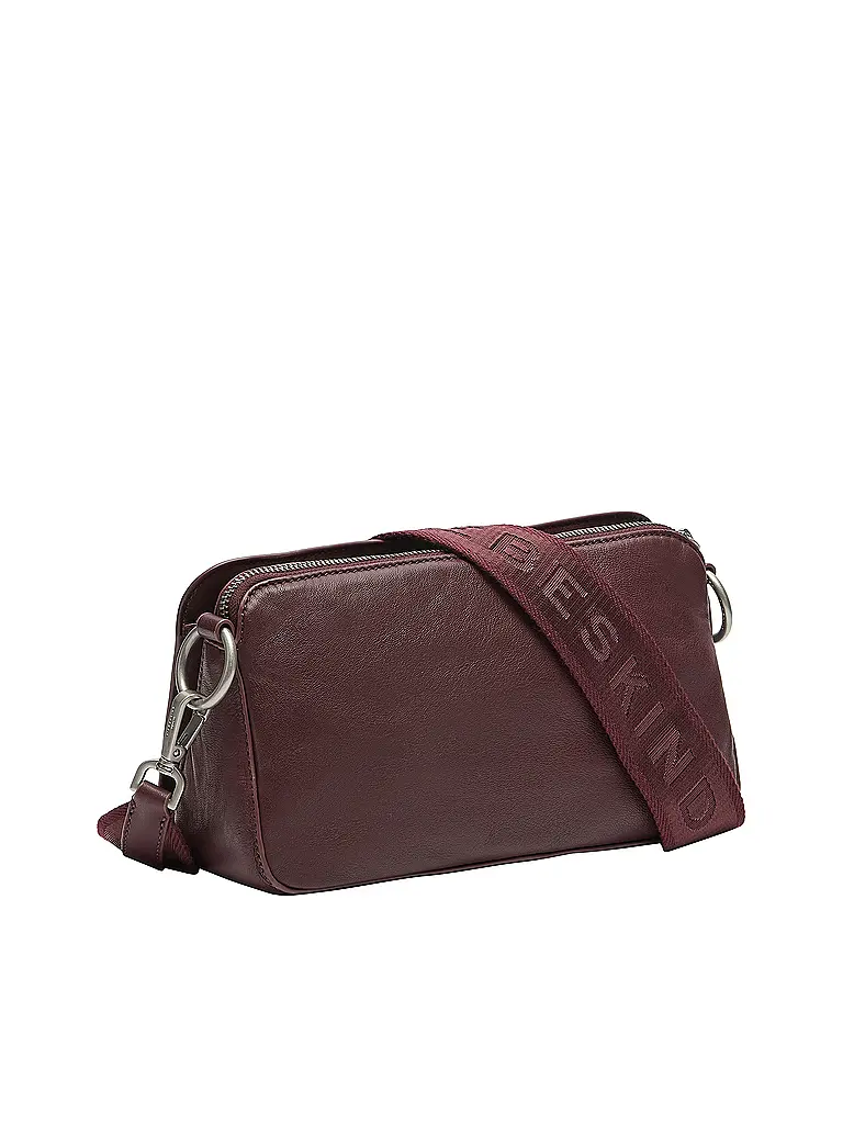 LIEBESKIND BERLIN | Sac en cuir - Sac bandoulière CLARICE Medium | Rouge foncé