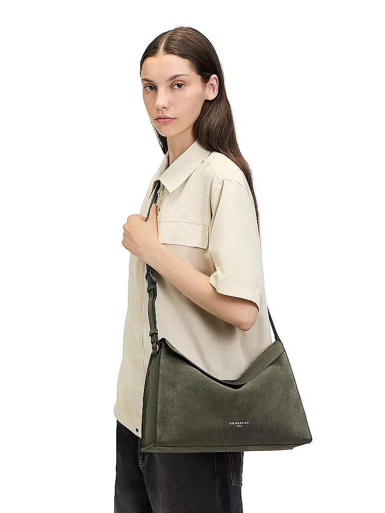 LIEBESKIND BERLIN | Sac en cuir - Sac bandoulière LORA Medium | grün