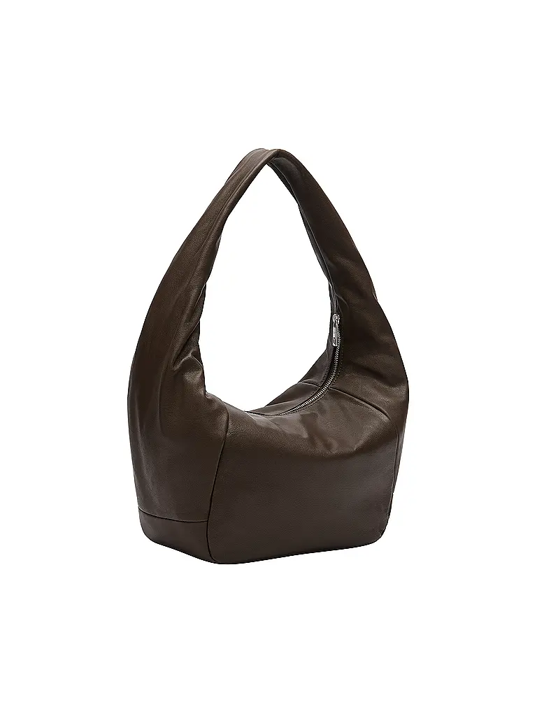 LIEBESKIND BERLIN | Sac en cuir - Sac Hobo FARRAH Medium | Marron