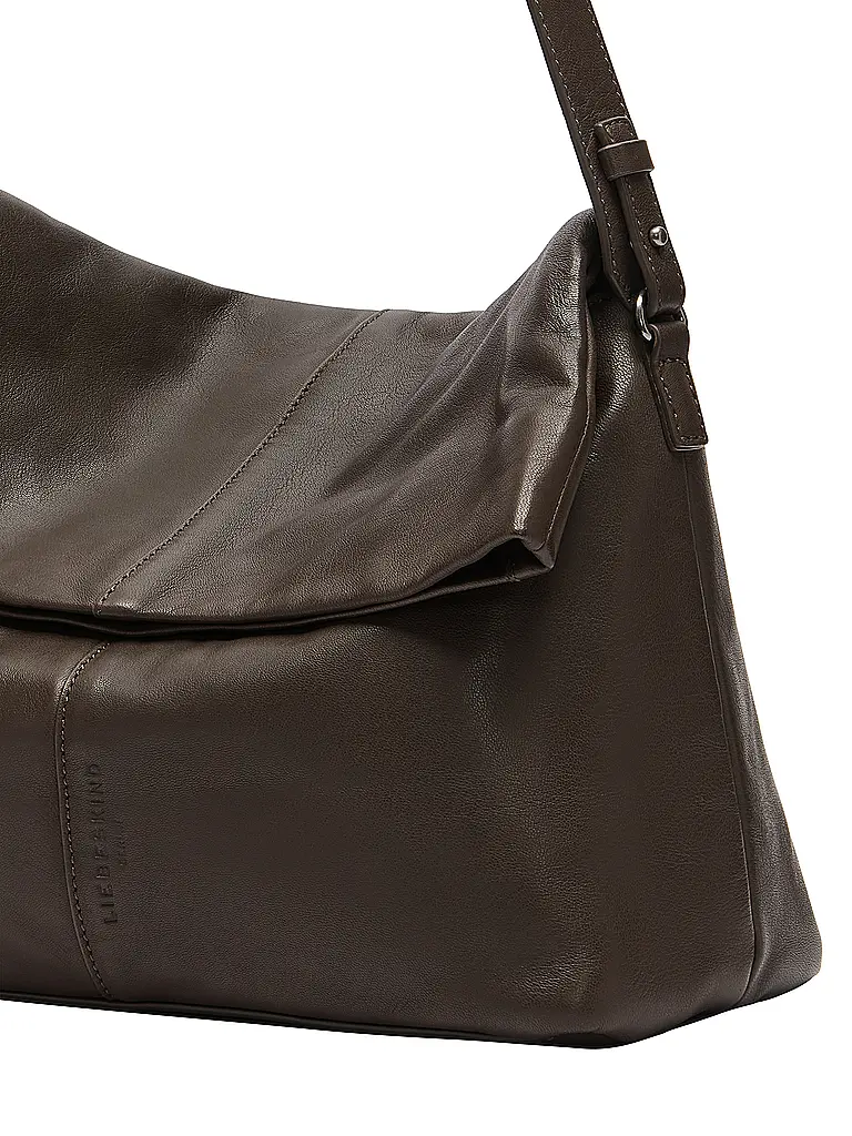 LIEBESKIND BERLIN | Sac en cuir - Sac Hobo FIONA Medium | Marron