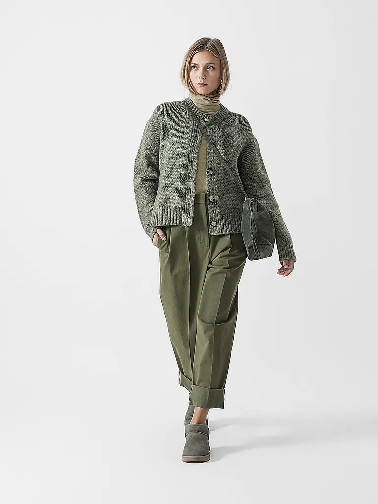 LIEBESKIND BERLIN | Sac en cuir - Sac seau | olive