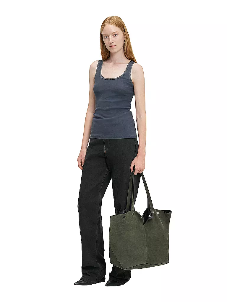 LIEBESKIND BERLIN | Sac en cuir - Shopper RIVE Large | olive