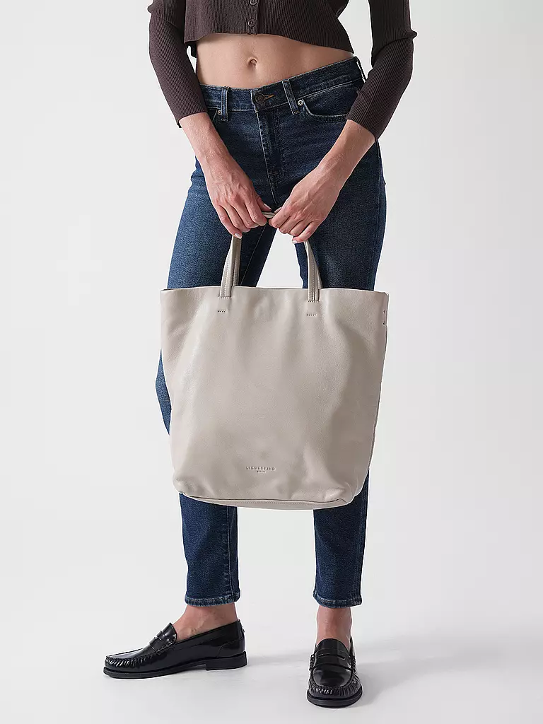 LIEBESKIND BERLIN | Sac en cuir - Tote Bag HERA Large | Crème