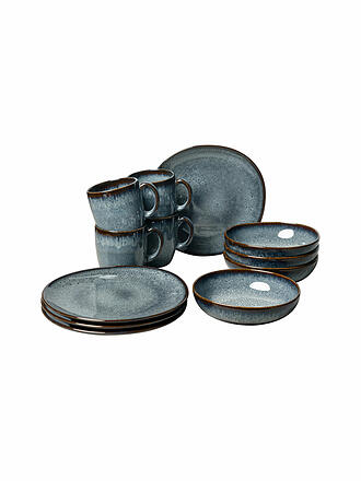 LIKE BY VILLEROY & BOCH | Set de petit-déjeuner 12 pièces Lave Gris