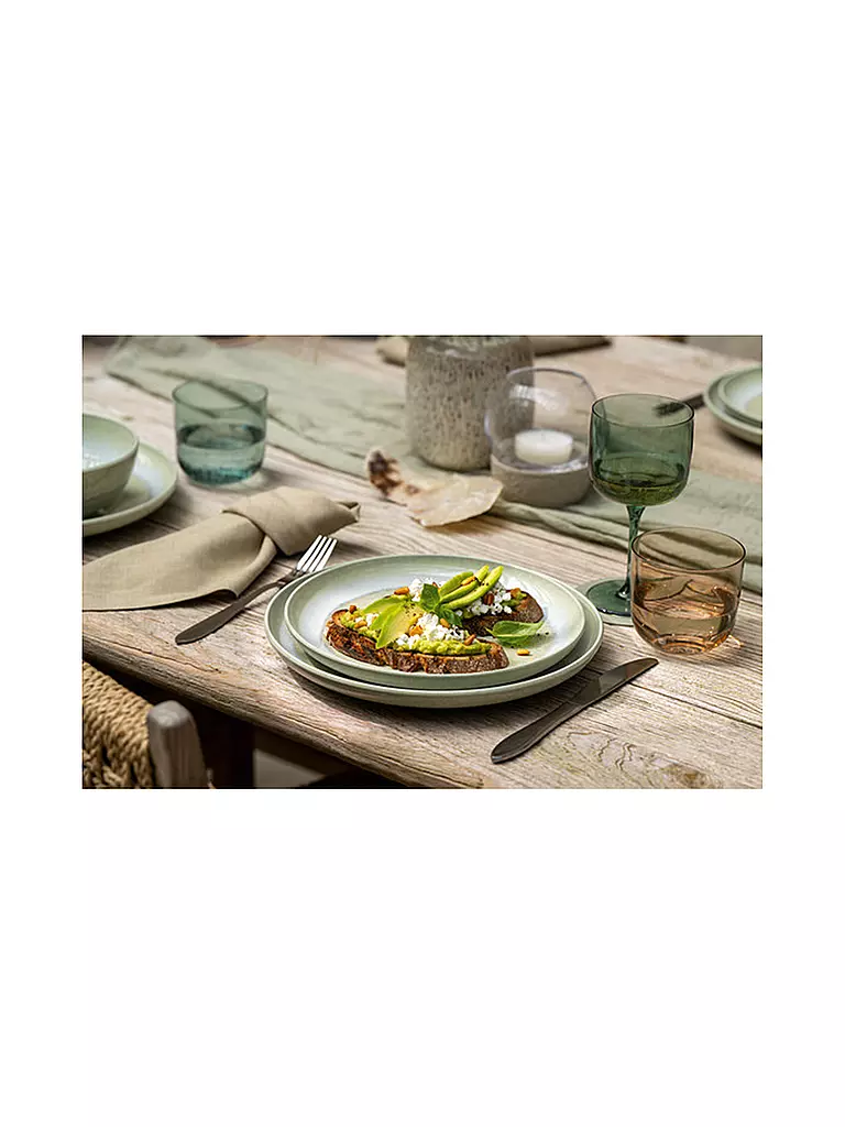 LIKE BY VILLEROY & BOCH | Assiette à dessert 24cm PERLEMOR Alga | 