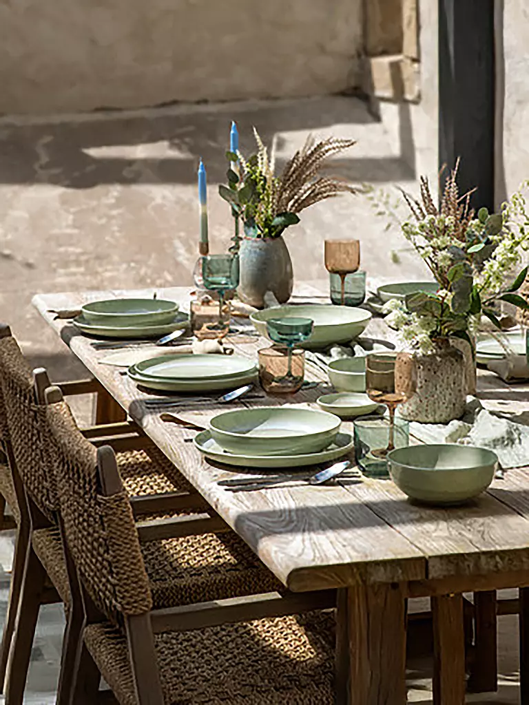 LIKE BY VILLEROY & BOCH | Assiette à pâtes 22cm PERLEMOR Alga | Olive