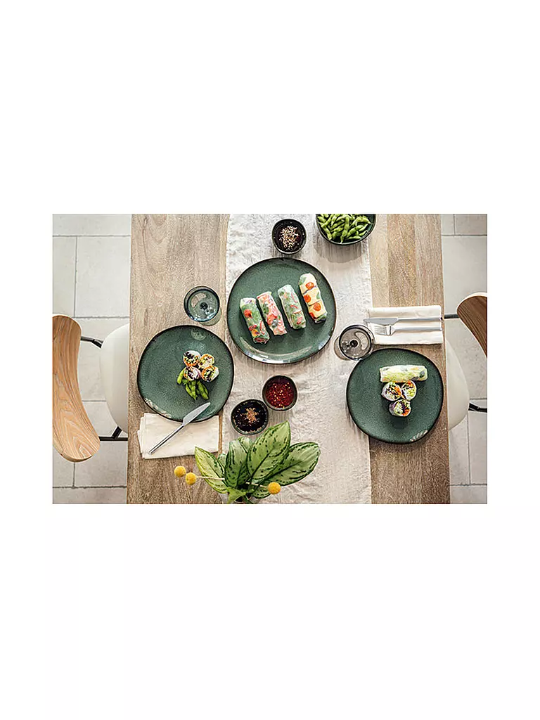 LIKE BY VILLEROY & BOCH | Assiette plate LAVE VERT 28cm | dunkelgrün