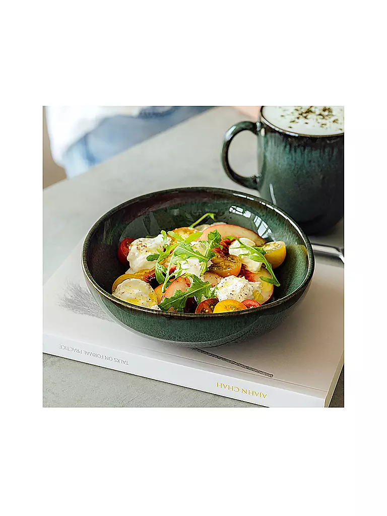 LIKE BY VILLEROY & BOCH | Bol à muesli LAVE VERT 0,60l | Vert foncé