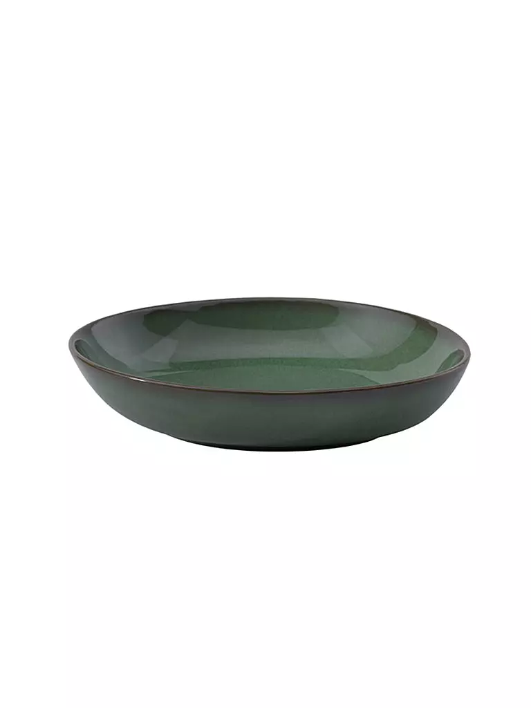 LIKE BY VILLEROY & BOCH | Bol plat LAVE VERT 21cm | dunkelgrün