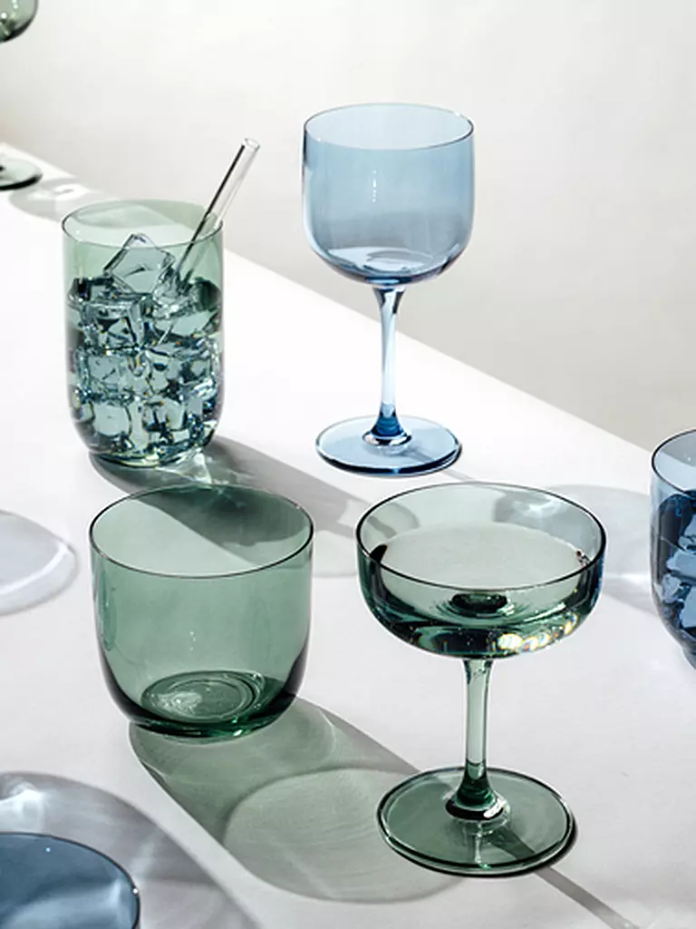LIKE BY VILLEROY & BOCH | Lot de 2 verres à long drink LIKE 385ml Sauge | 