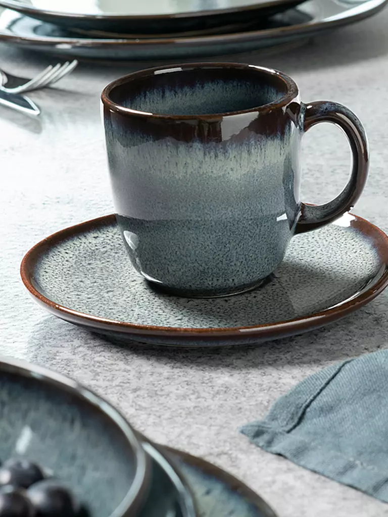 LIKE BY VILLEROY & BOCH | Soucoupe à café 15,5cm lave gris | 