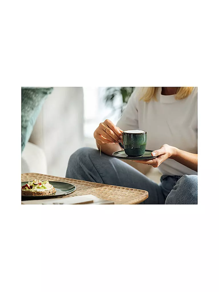LIKE BY VILLEROY & BOCH | Tasse à café LAVE VERT 0,24l | dunkelgrün