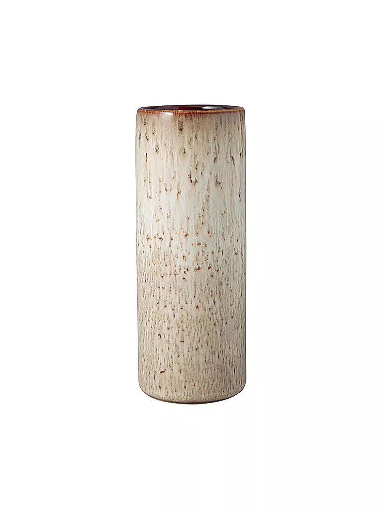 LIKE BY VILLEROY & BOCH | Vase cylindrique Lave Home, 7,5x7,5x20cm, beige | beige