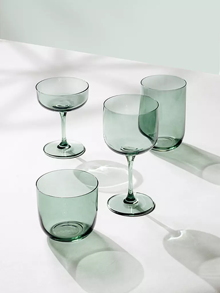 LIKE BY VILLEROY & BOCH | Verre à eau LIKE, lot de 2, 280 ml, sauge | 