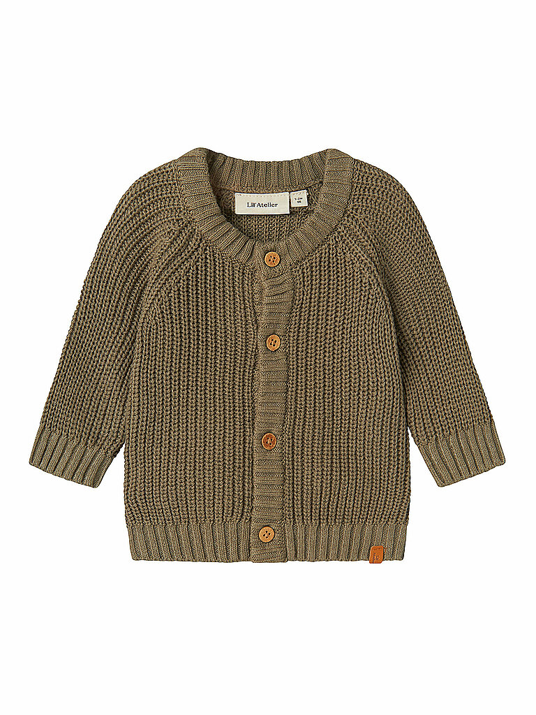 LIL ATELIER Gilet en tricot pour bébé NBNEMLEN olive | 56