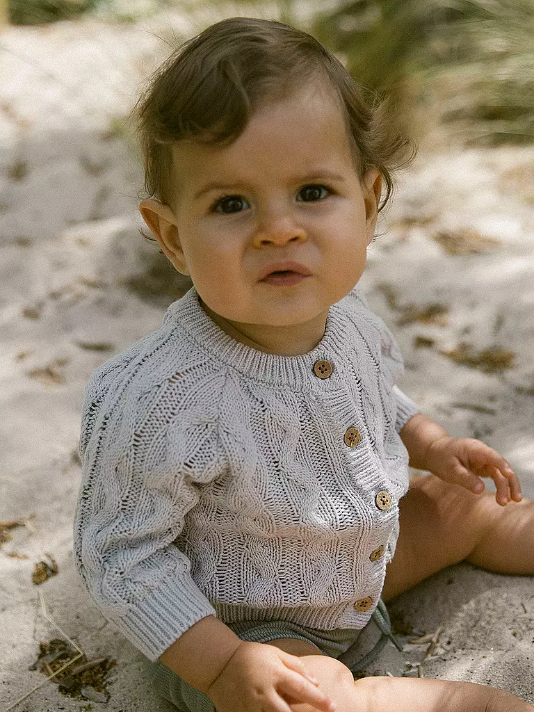 LIL ATELIER | Gilet en tricot pour bébé NBMFEMIO | blau