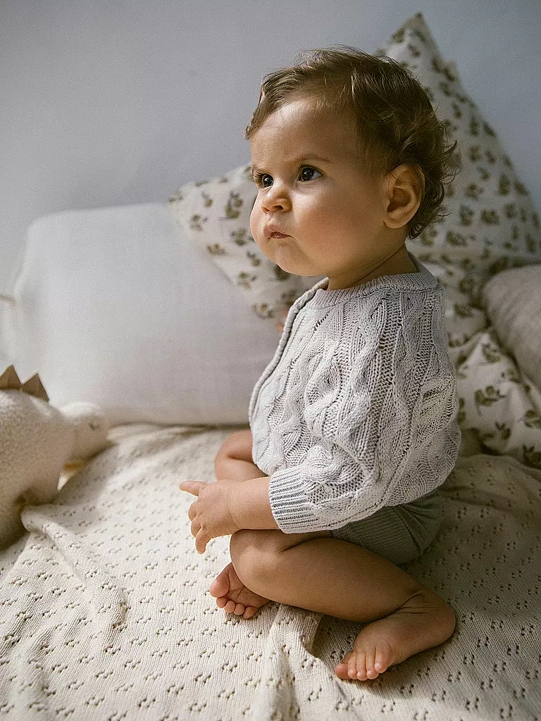 LIL ATELIER | Gilet en tricot pour bébé NBMFEMIO | 