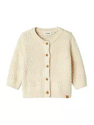 LIL ATELIER | Gilet en tricot pour bébé NBMFRAKO | Crème