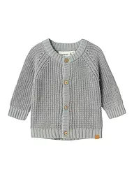 LIL ATELIER | Gilet en tricot pour bébé NBNEMLEN | Gris