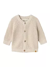LIL ATELIER | Gilet en tricot pour bébé NBNEMLEN | Crème