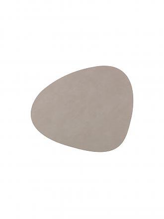 LIND DNA | Set de table ovale "Nupo" en cuir 37x44cm