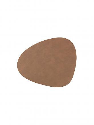 LIND DNA | Set de table ovale "Nupo" en cuir 37x44cm