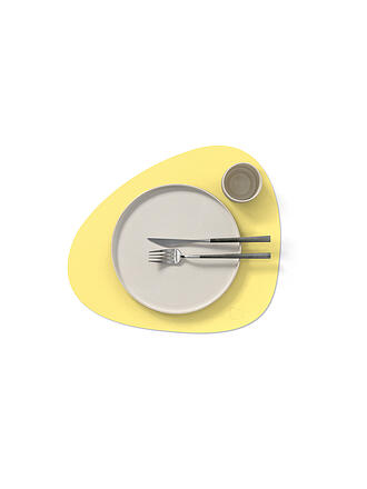 LIND DNA | Set de table 37x44cm CURVE Nupo Oval Jaune