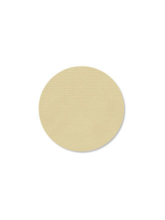 LIND DNA | Sous-verre 10cm CORDUROY ROND Sorbet Citron