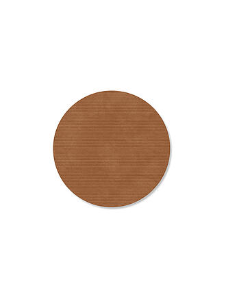 LIND DNA | Sous-verre 10cm CORDUROY ROND Nature