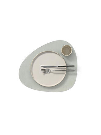 LIND DNA | Set de table en cuir 37x44cm NUPO ovale Metallic