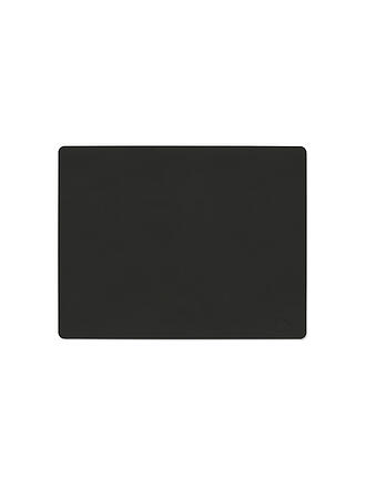 LIND DNA | Set de table en cuir NUPO carré 35x45cm Black Ink