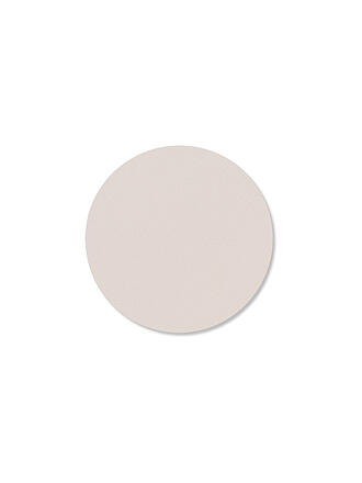 LIND DNA | Sous-verre rond en cuir NUPO 10cm Soft Nude