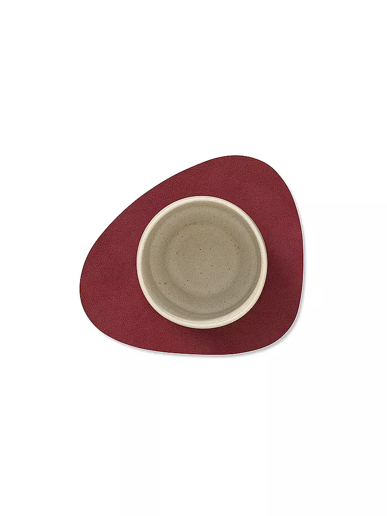 LIND DNA | Glasuntersetzer 11x13cm CURVE  Red | 