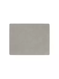 LIND DNA | Set de table 35x45cm CORDUROY ECKIG Sorbet Citron | Gris clair