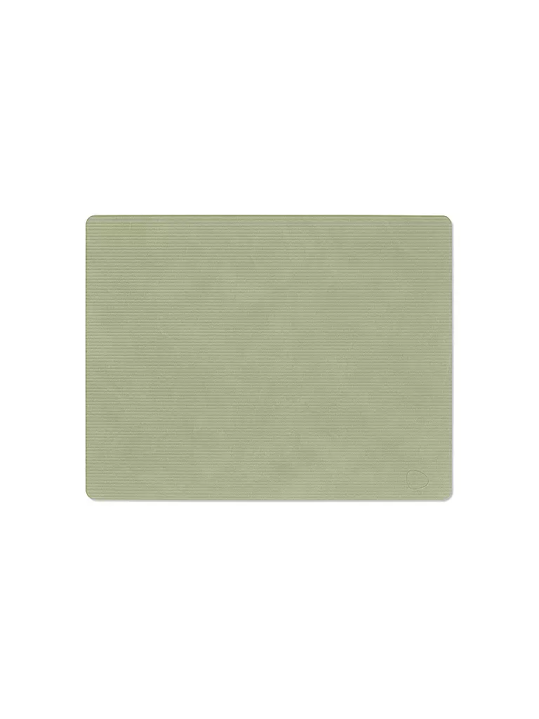 LIND DNA | Set de table 35x45cm CORDUROY RECTANGULAIRE Vert Olive | olive