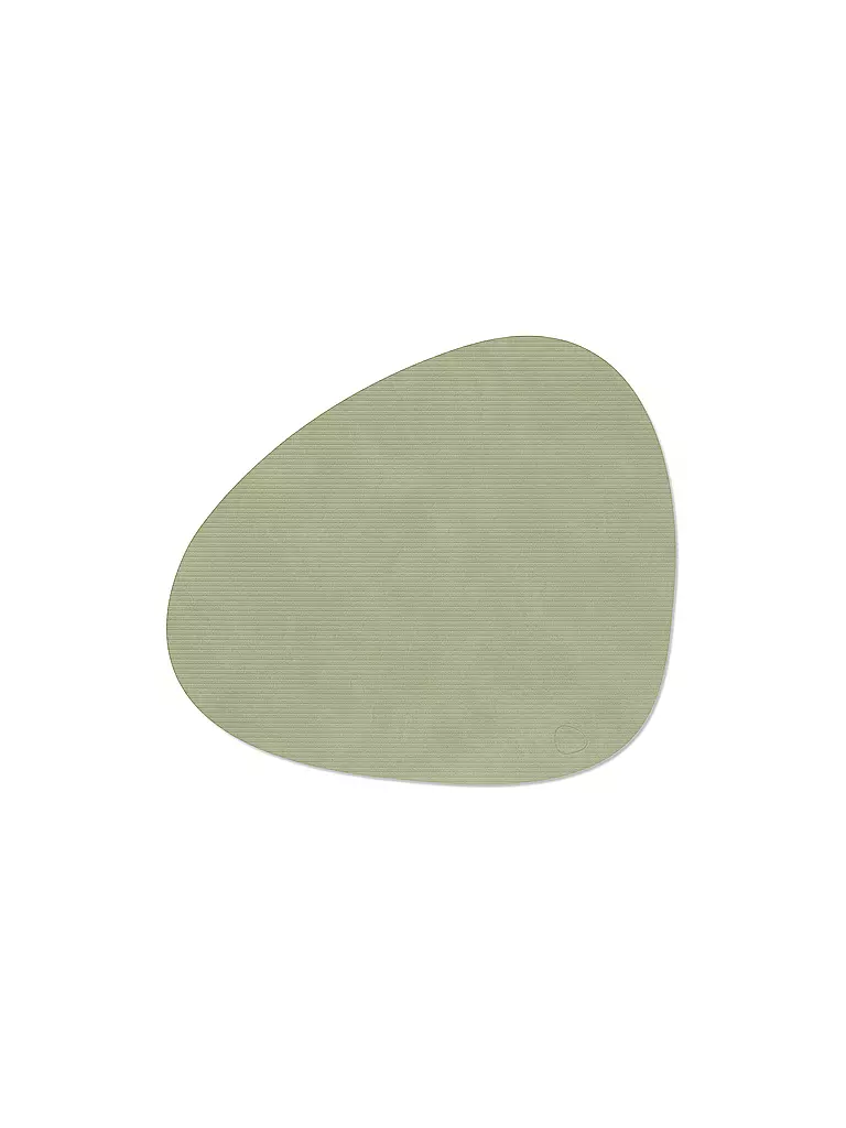 LIND DNA | Set de table 37x44cm CORDUROY OVAL | olive