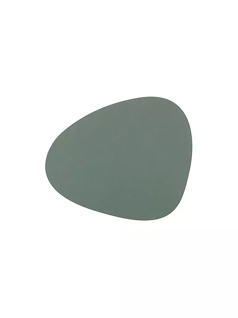 LIND DNA | Set de table en cuir "Nupo" 37x44cm (Vert pastel) | hellgrün