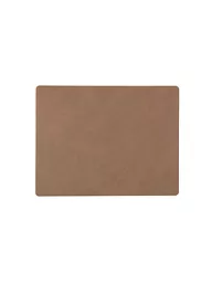 LIND DNA | Tischset SQUARE 35x45cm Nupo Eckig Yellow | Marron