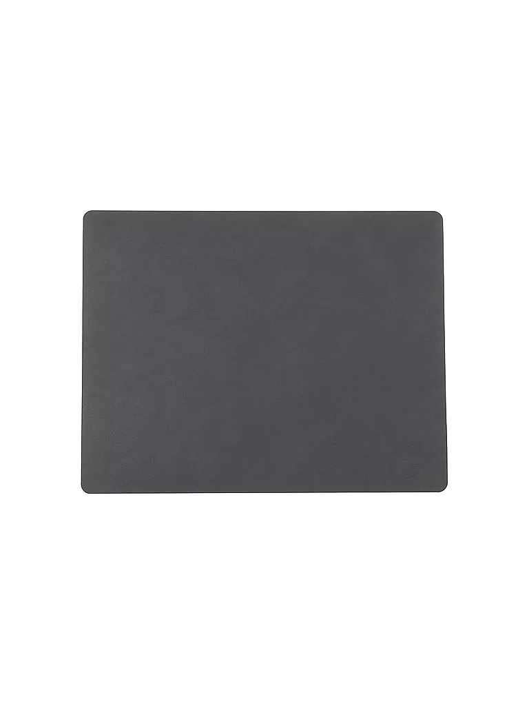 LIND DNA | Set de table en cuir "Nupo" rectangulaire 35x45cm | grau