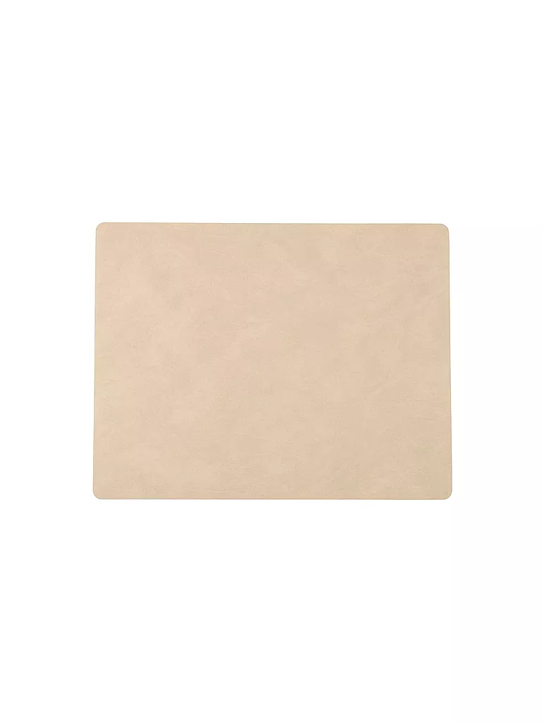 LIND DNA | Set de table en cuir "Nupo" rectangulaire 35x45cm | camel