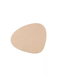 LIND DNA | Set de table ovale "Nupo" en cuir 37x44cm | Camel