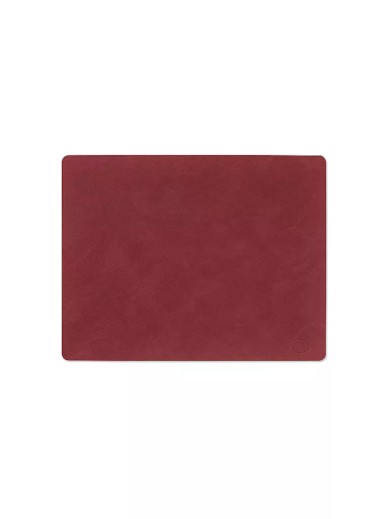 LIND DNA | Set de table SQUARE 35x45cm Nupo Eckig Red | Rouge