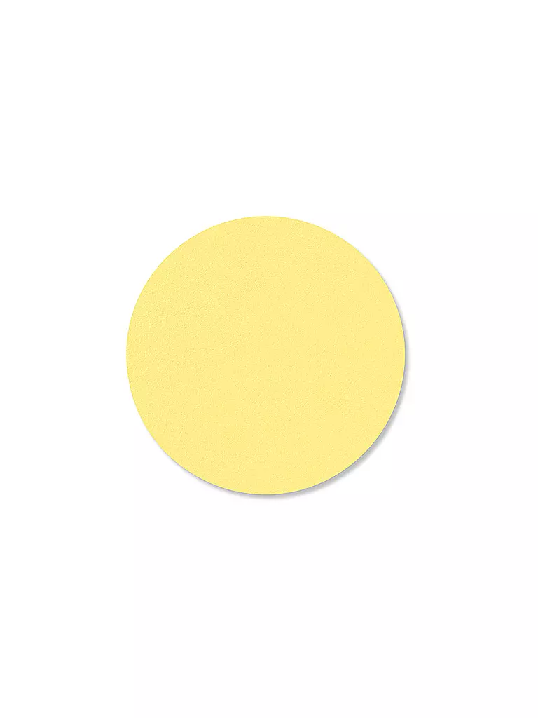 LIND DNA | Sous-verre 10cm CIRCLE Jaune | gelb