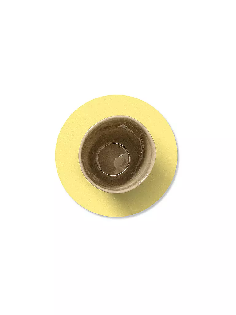 LIND DNA | Sous-verre 10cm CIRCLE Jaune | gelb